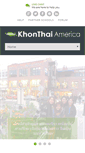 Mobile Screenshot of khonthaiamerica.com